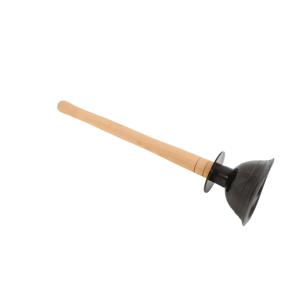 Wooden Handle Sink Plunger 484mm 120mm Cup