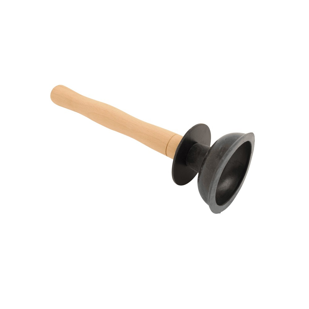 Wooden Handle Sink Plunger 315mm 100mm Cup