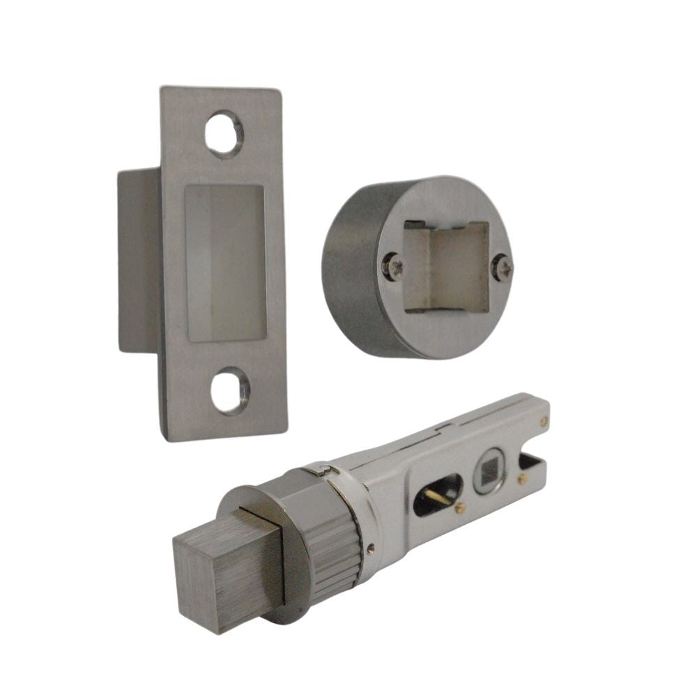Quick Latch - Round Dead Bolt 71mm (57mm Backset) Gun Metal