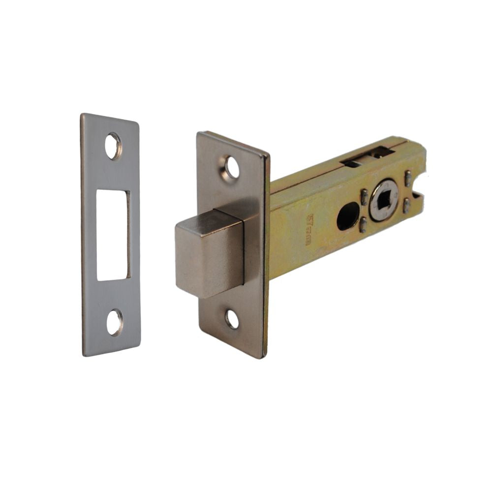 Premium Rectangular Dead Bolt Satin Nickel