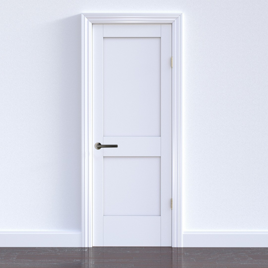 Vibe Mitra Rose Door Handle on Satin Stainless Steel for Internal Doors