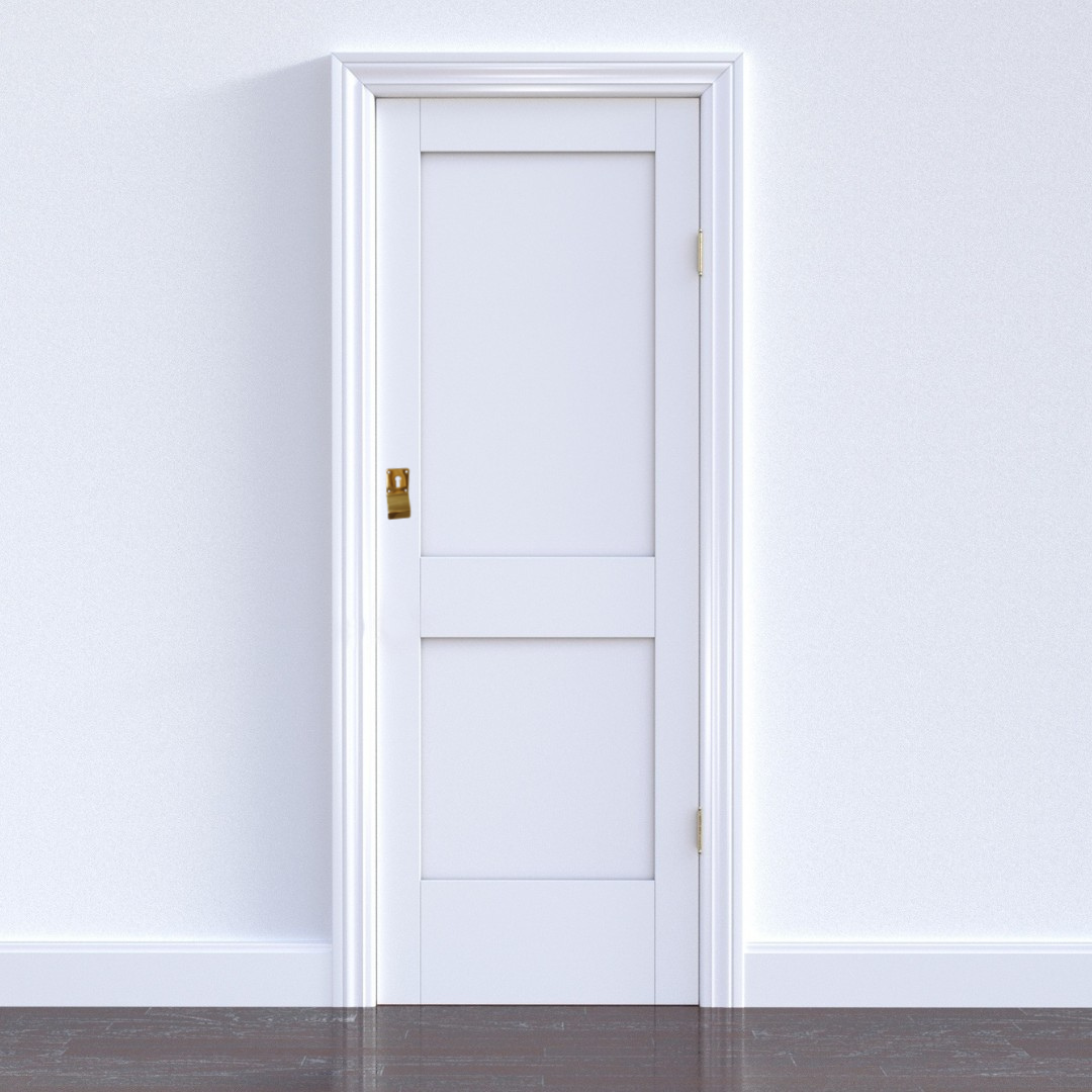 Vibe Cylinder Pull Keyhole 90x45mm on Polished Brass with Curved Finger Grip for Cylinder Locks