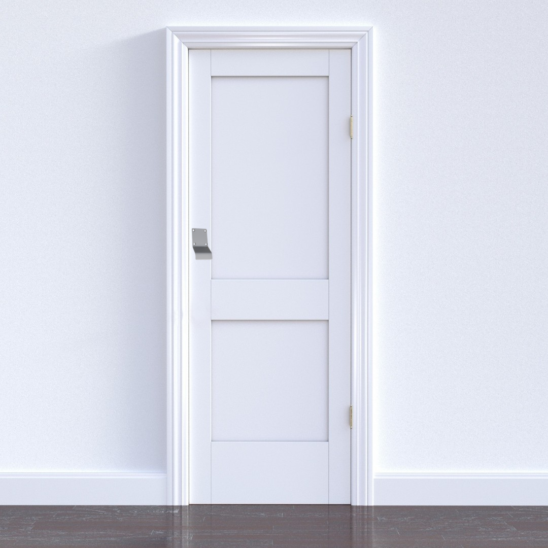 Vibe Cylinder Pull Blank 90x45mm on Satin Anodised Aluminium with Curved Finger Grip for Cylinder Locks