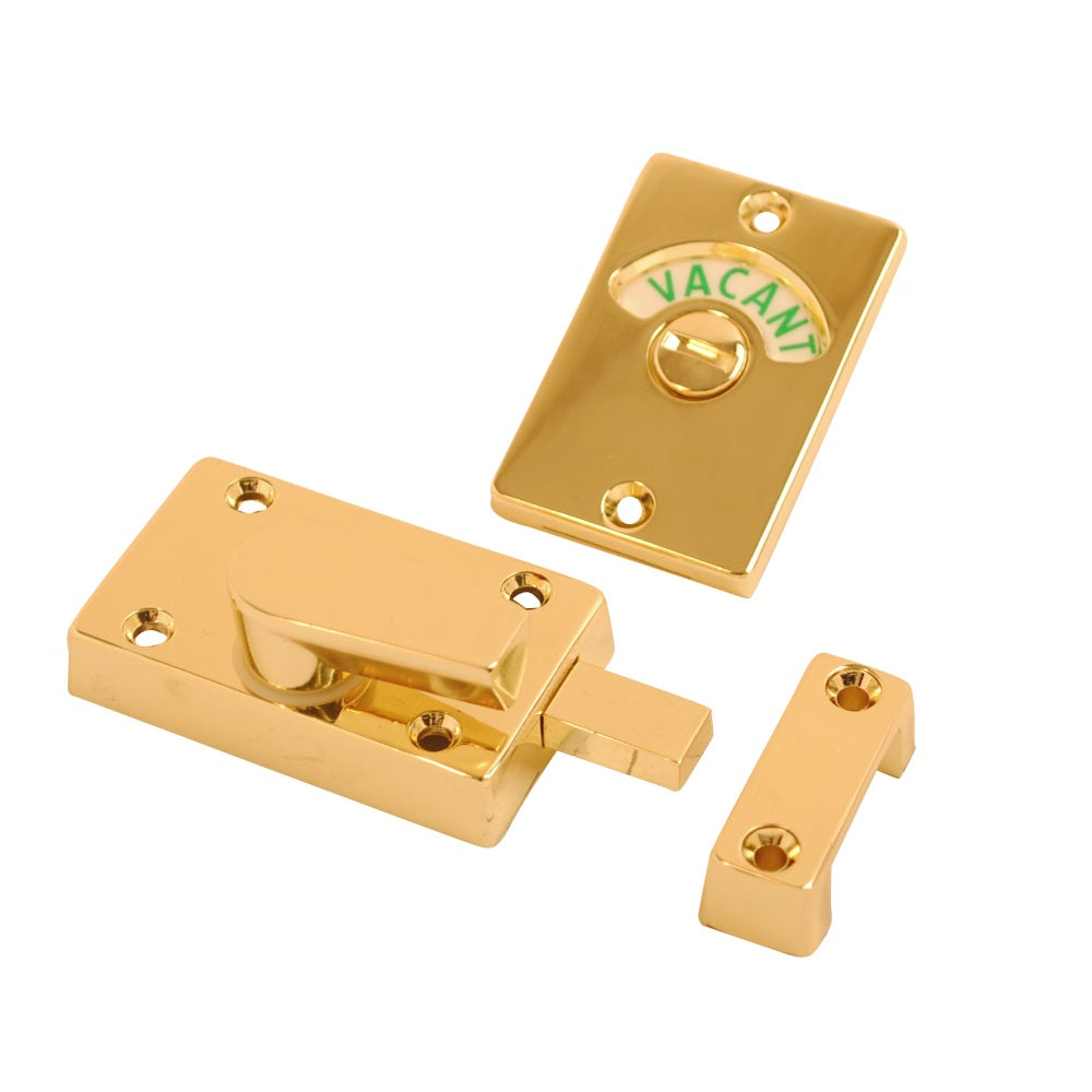 Vibe Indicator Bolt on Brass for Internal Doors