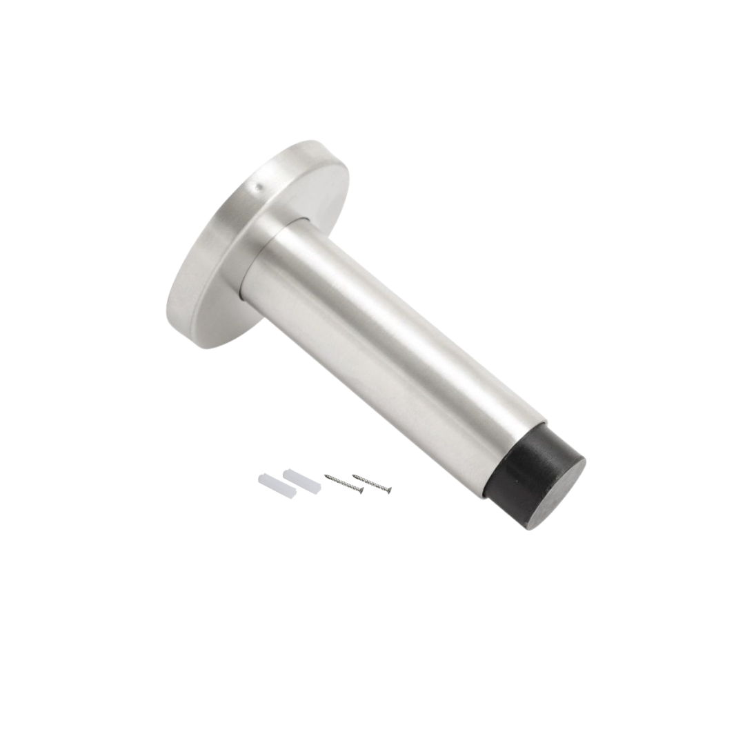 Vibe Projection Door Stop 90mm on Satin Stainless Steel