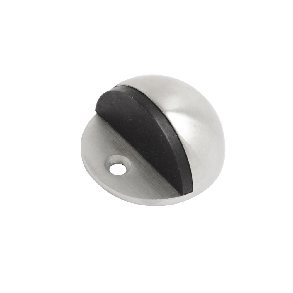 Vibe Hooded Door Stop 42mm on Satin Stainless Steel