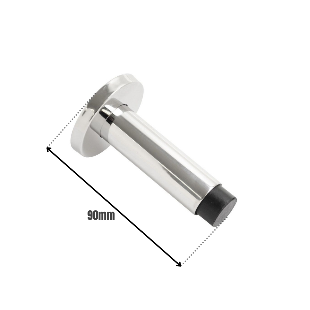 Vibe Projection Door Stop 90mm on Polished Stainless Steel