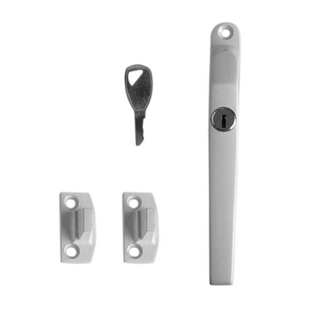 Locking Window Casement Fastener in White