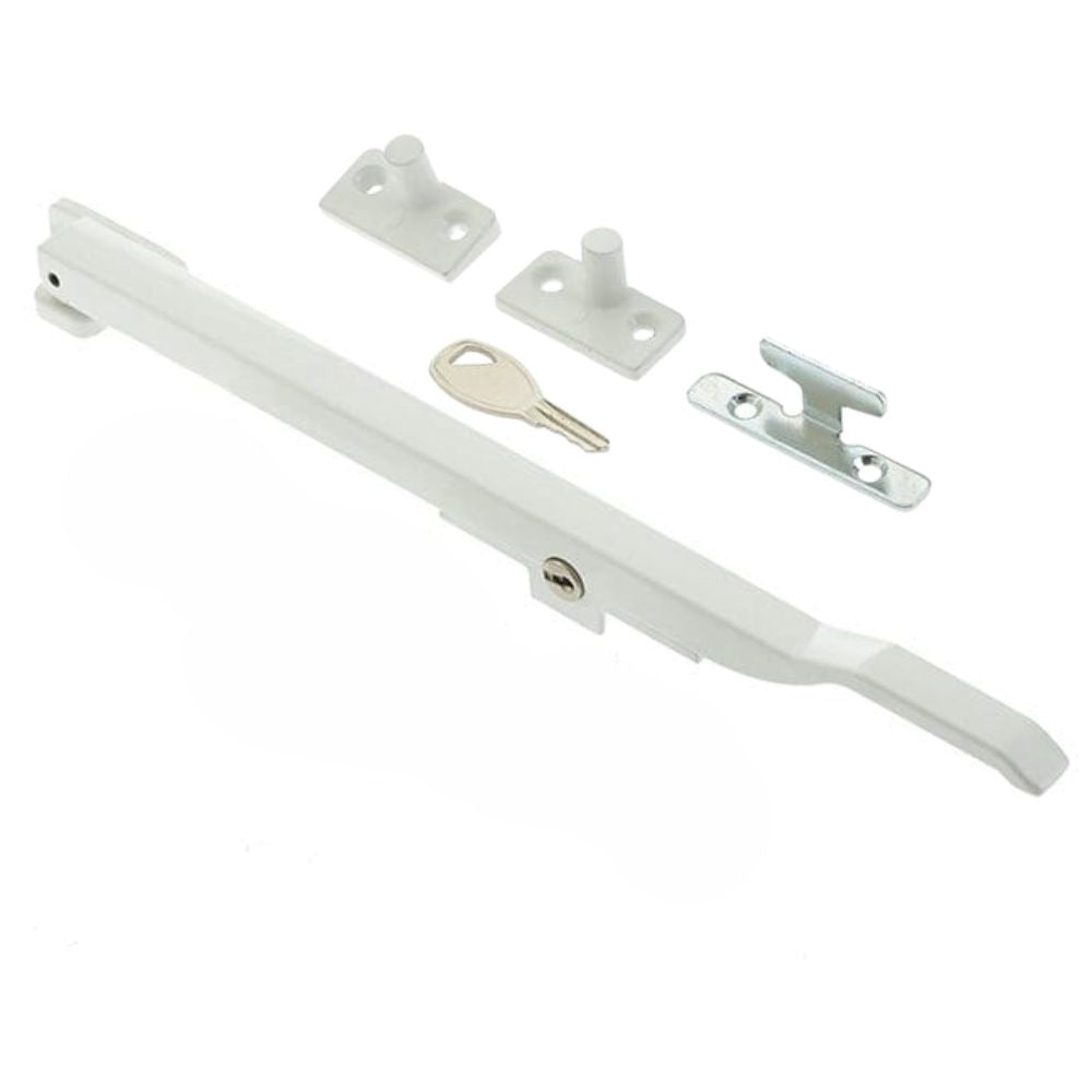 Locking Window Casement Stay 250mm in White