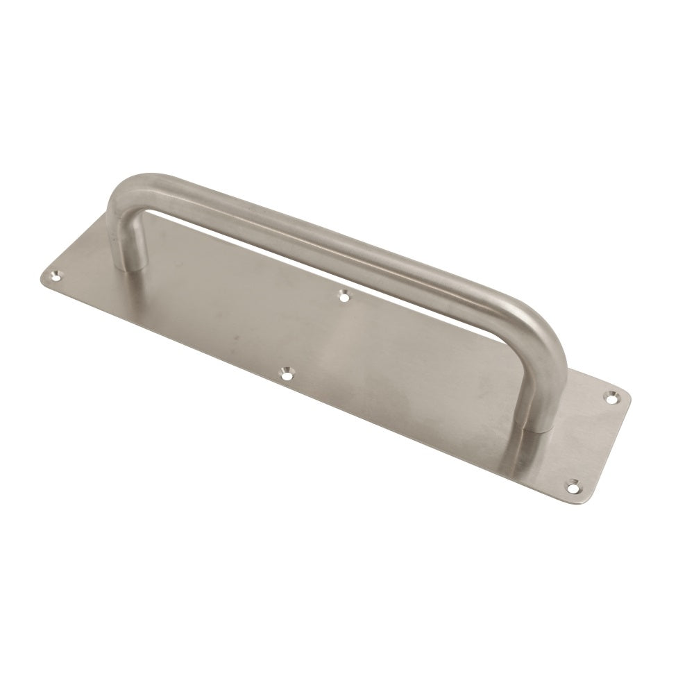22mm Pull Handle on Plate Plain SSS