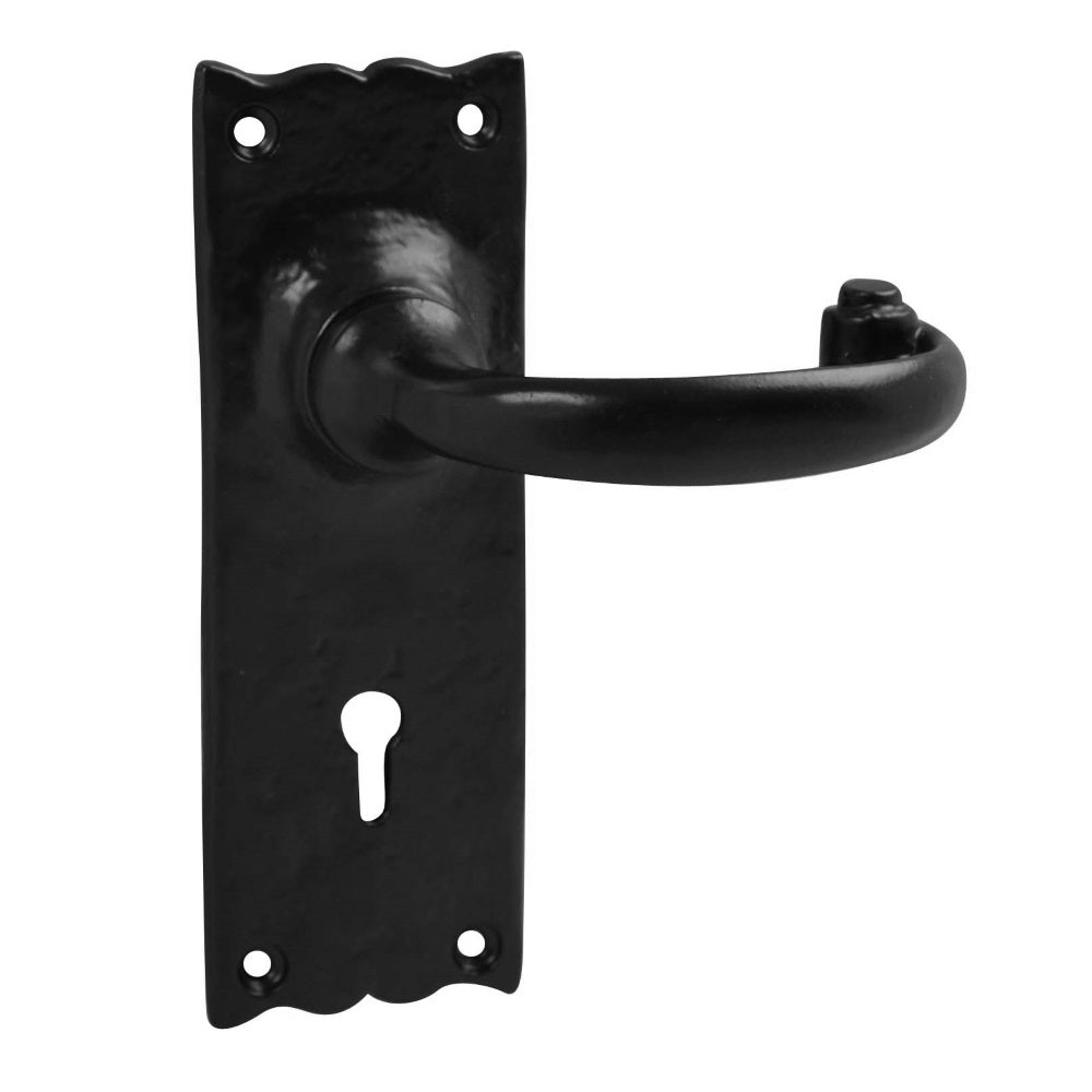 Merlin 51x115mm Lever Lock on Black Antique for Internal Doors