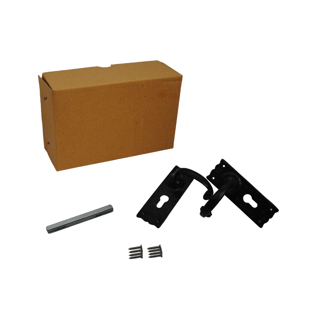 Merlin 51x115mm Lever Euro on Black Antique for Internal Doors