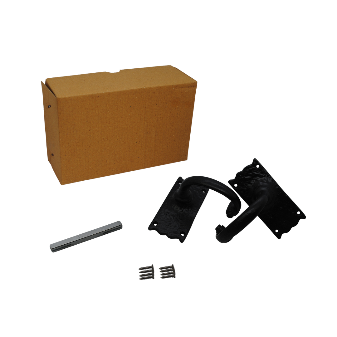 Merlin 51x115mm Lever Latch on Black Antique for Internal Doors