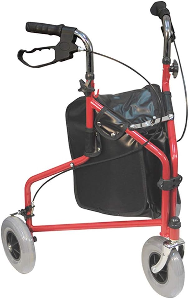 Three Wheeled Steel Walker