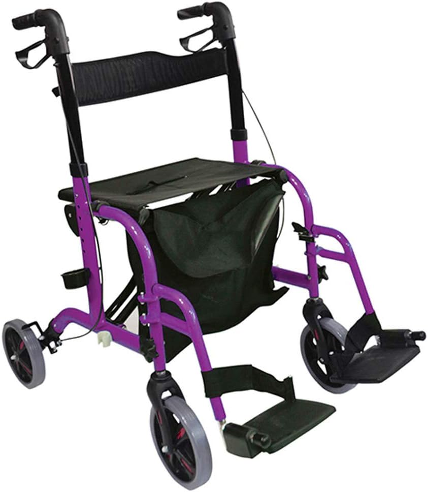 Duo Deluxe Rollator and Transit Chair in One