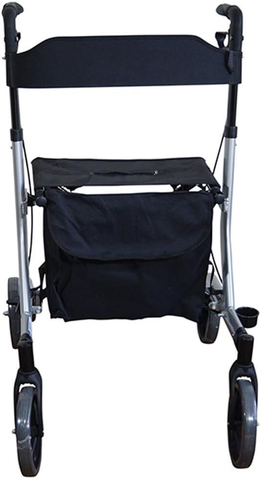 Deluxe Ultra Lightweight Folding 4 Wheeled Rollator