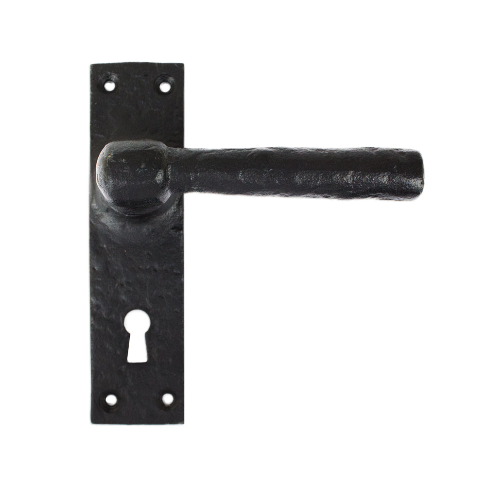 DUROSIL Canterbury Lever Lock on Black Antique for Internal Doors