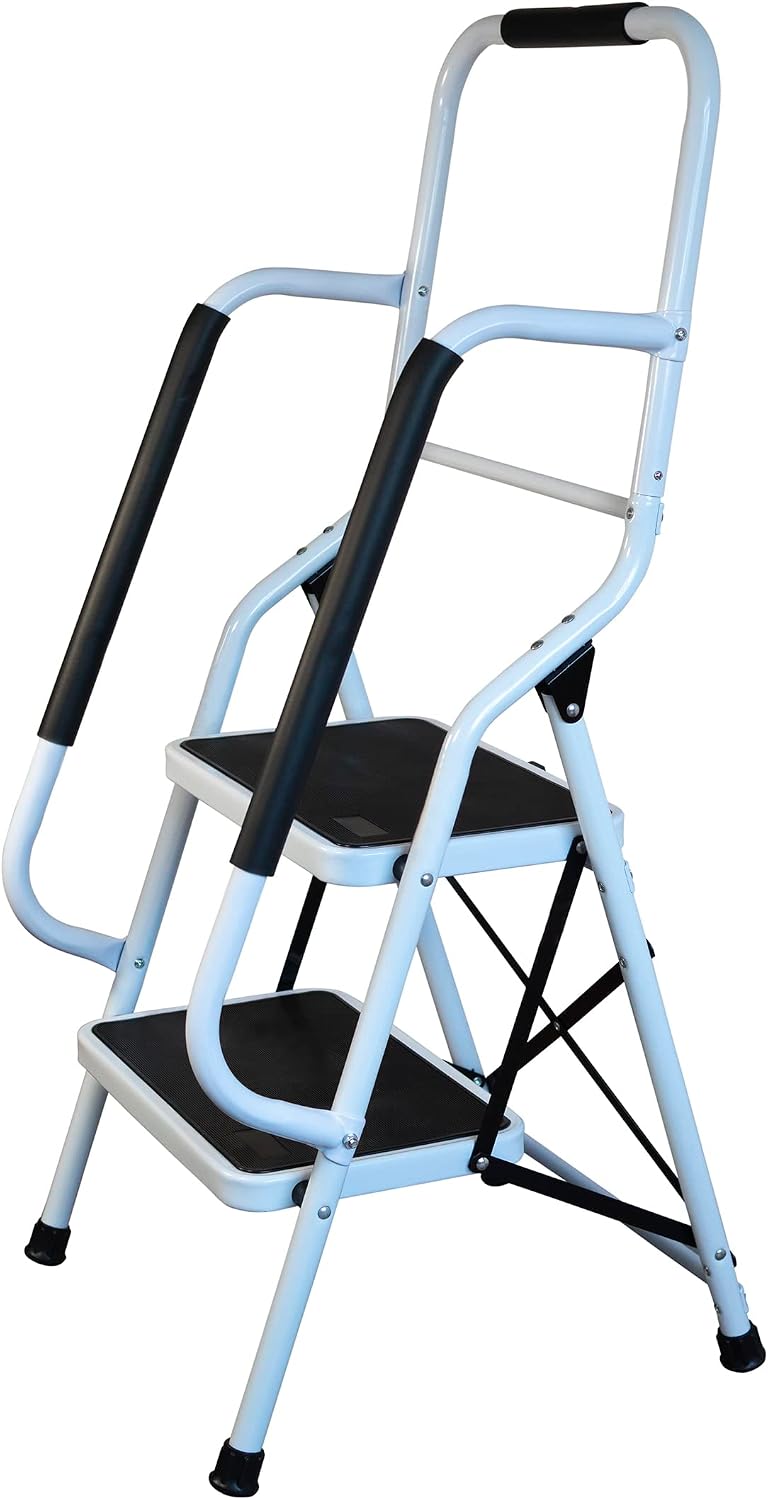 Step Stool with Handrail