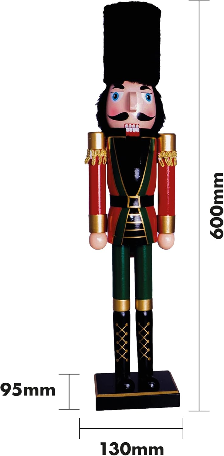 St Helens Home & Garden Nutcracker Christmas Decoration 60cm - GH982A