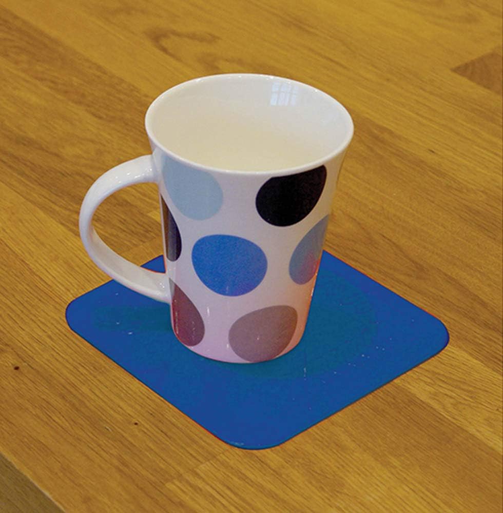 Aidapt Blue Non-Slip Heatproof Extra Large Coaster Mat 14 x 14cm - VM990BB
