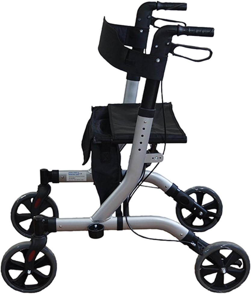 Deluxe Ultra Lightweight Folding 4 Wheeled Rollator