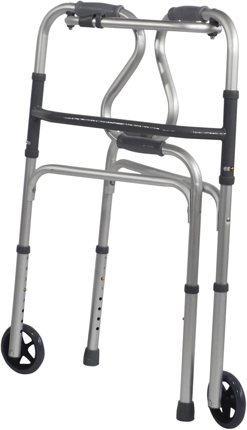 Dual Riser Deluxe Folding Walking Frame - VP179B