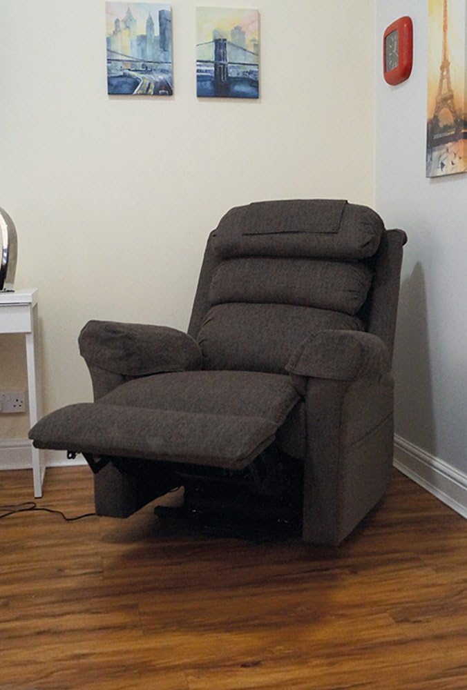 Ecclesfield Series Wall Hugging Rise & Recliner - Chenille Material - VG700BR