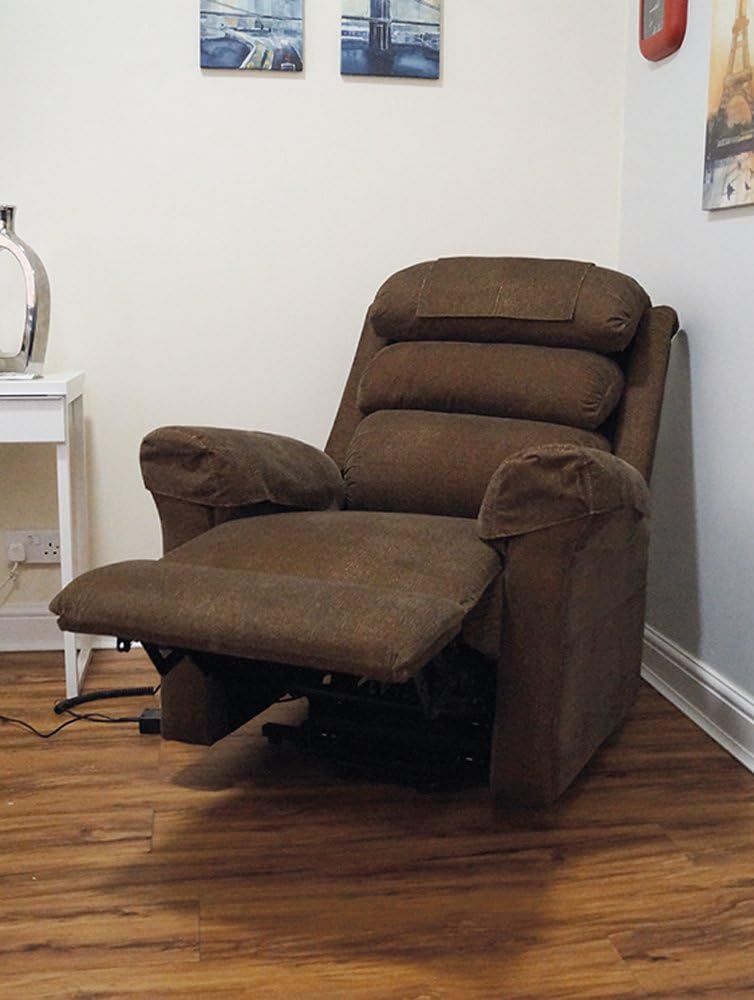 Ecclesfield Series Wall Hugging Rise & Recliner - Chenille Material - VG700BR