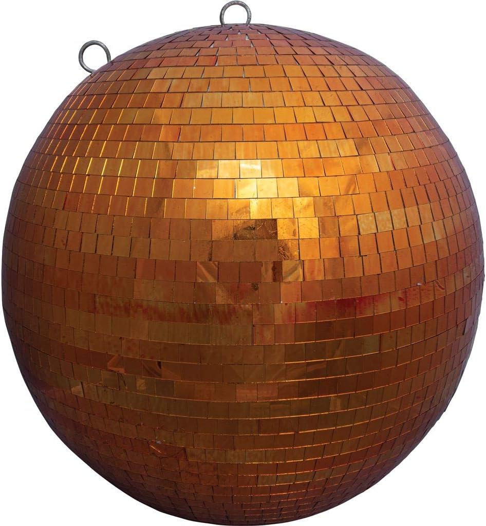 FX Lab Rose Gold Mirror Ball 20 Inch Disco Decoration - G007RC