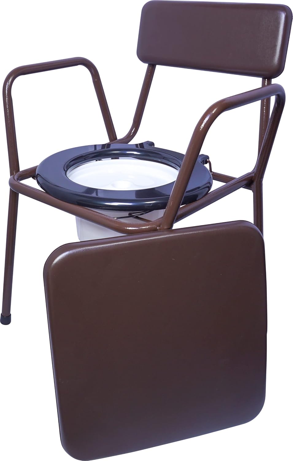 Aidapt Bedside Commode Chair With Padded Seat & Backrest - VR160X