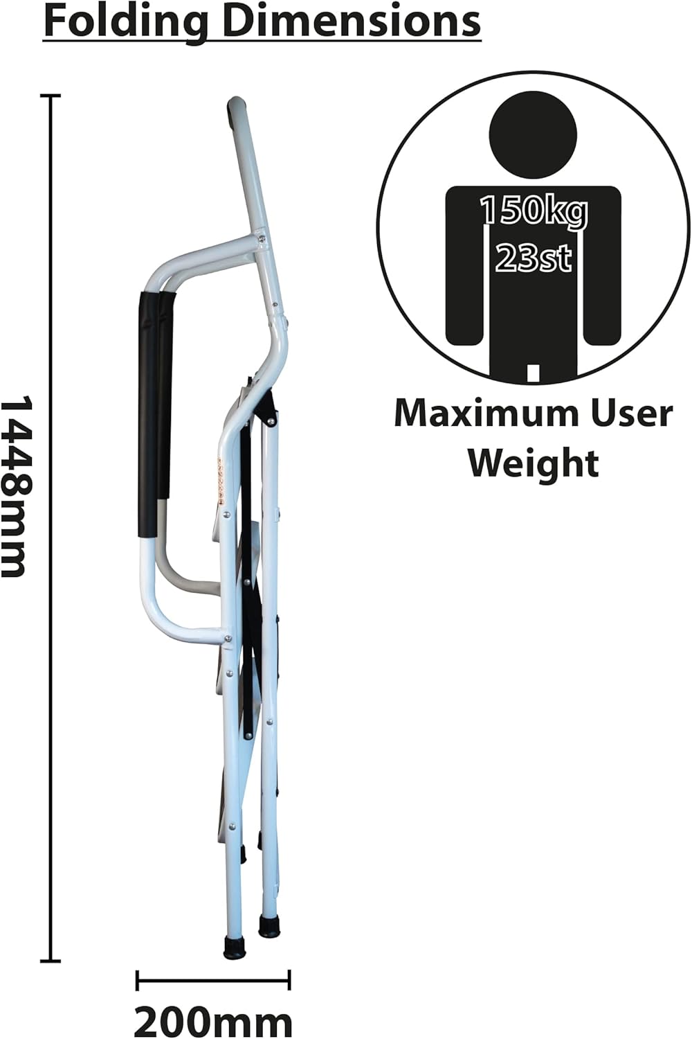 Step Stool with Handrail