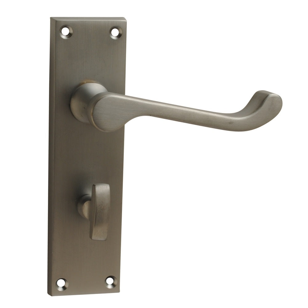 Victorian Premium Scroll Lever Satin Chrome