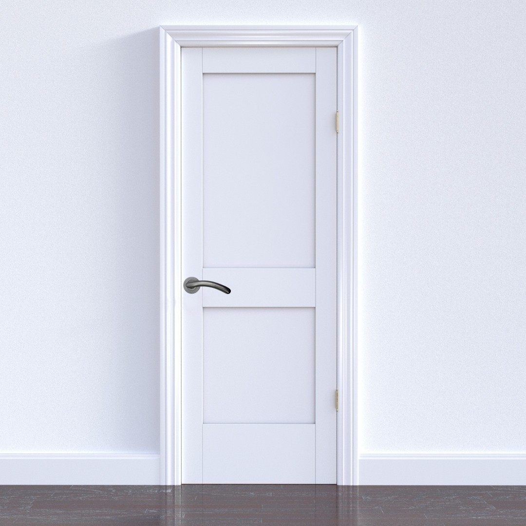 Vibe Meridian Rose Lever on Satin Chrome for Internal Doors