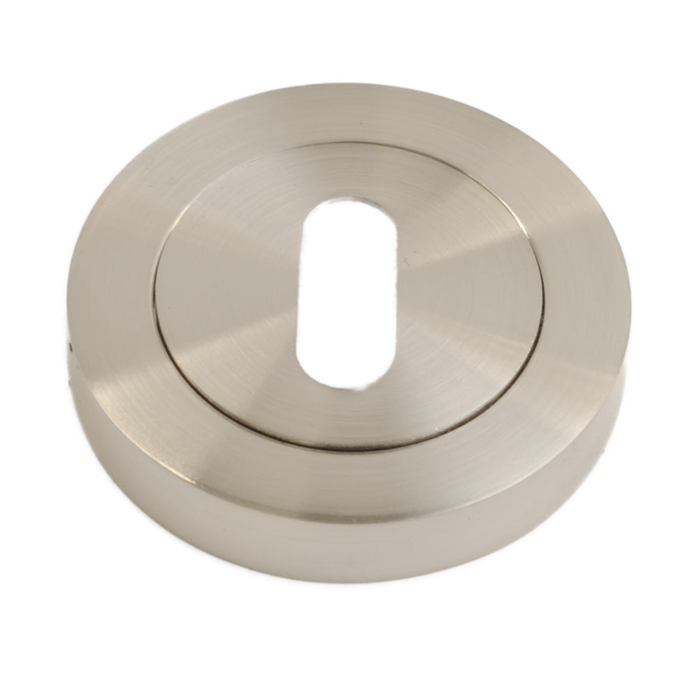 Vibe Keyhole Escutcheon Satin Nickel Plated for Internal Doors