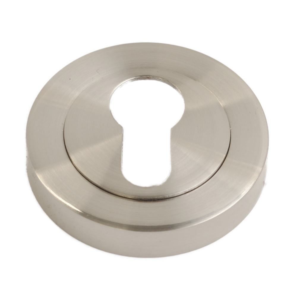 Euro Escutcheon Satin Nickel Plated
