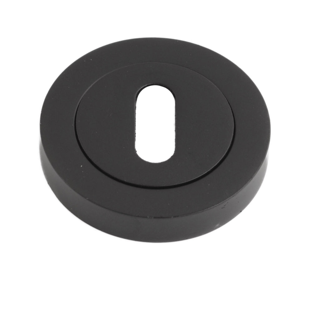 ONYX Design Keyhole Escutcheon on Matt Black for Internal Doors