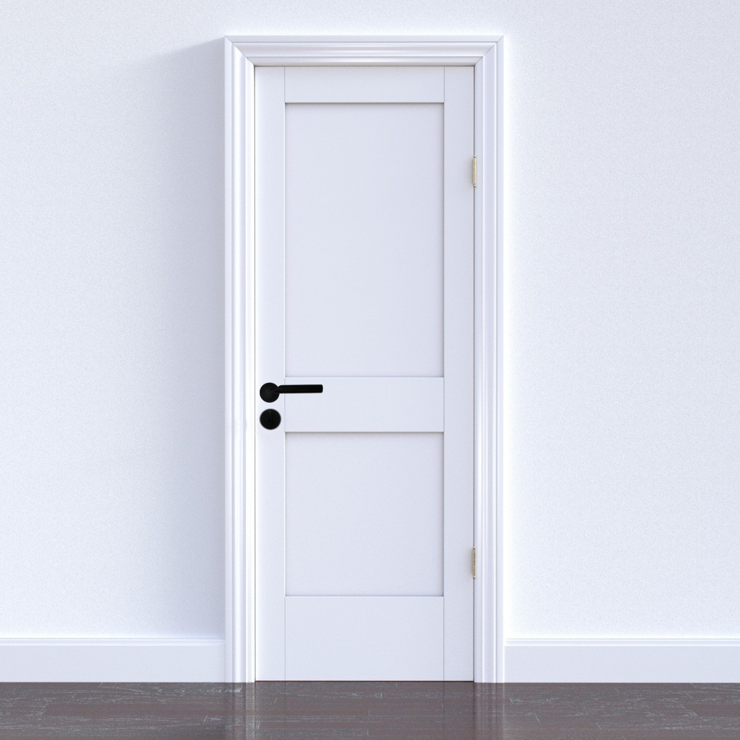 ONYX Design Keyhole Bathroom Turn Escutcheon on Matt Black for Internal Doors