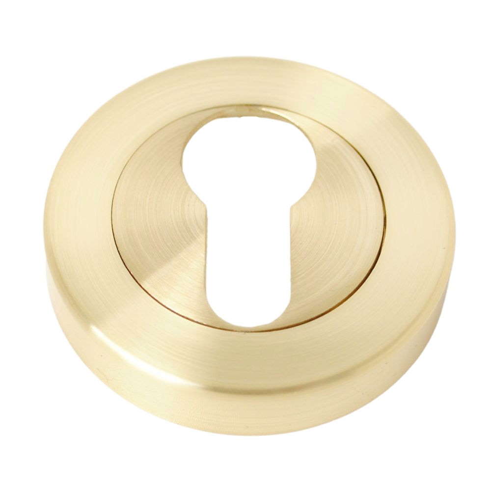 Escutcheon Euro Satin Brass
