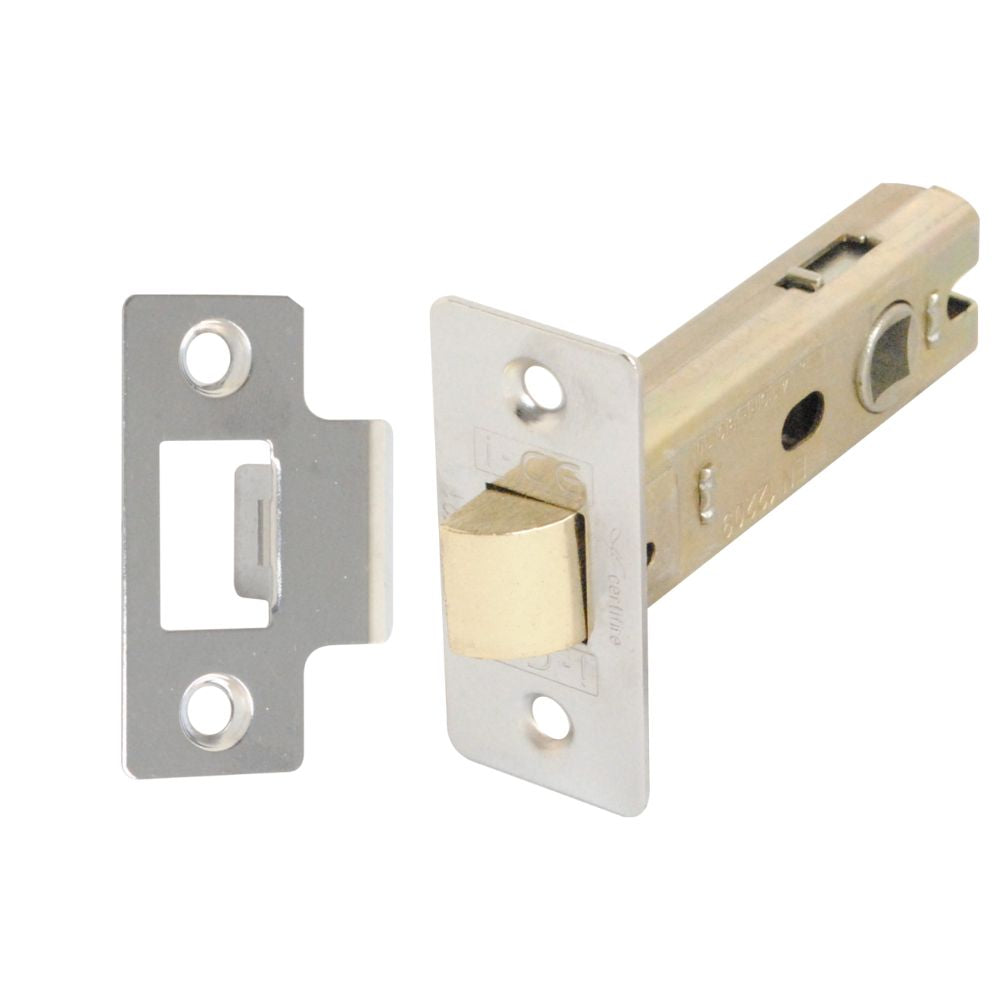 Tubular Latch (Bolt Through) CE Rated Nickel Plated