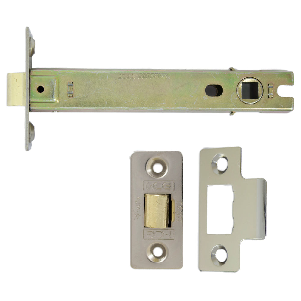Tubular Latch (Bolt Through) CE Rated Nickel Plated