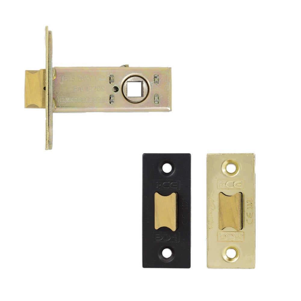Architectural Tubular Latch CE Rated Electro Brass/Black