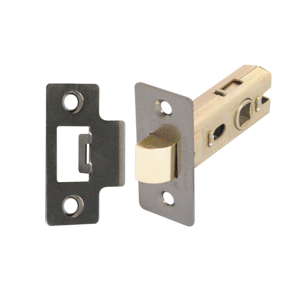 Tubular Latch (Bolt Through) CE Rated Black Nickel