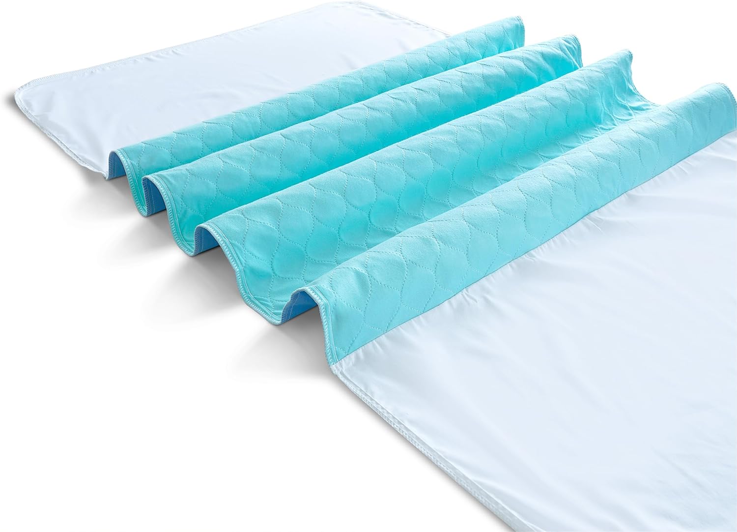 Washable Incontinence Bed Pads - Pack of 2 with Tuck Flaps