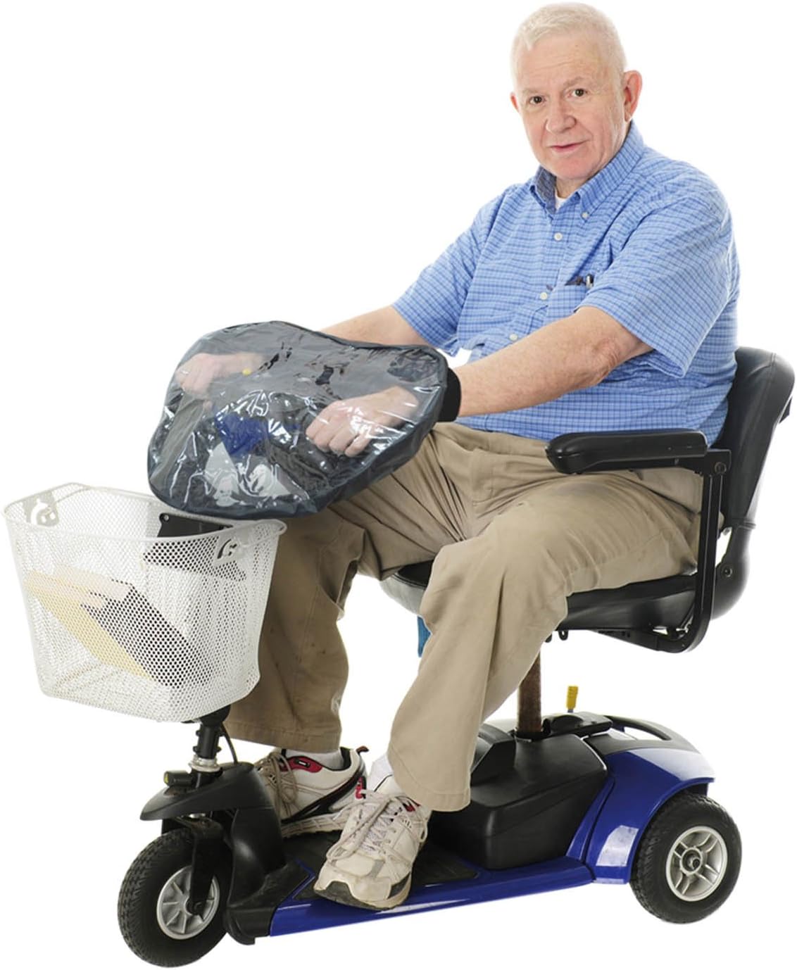 Aidapt Mobility Scooter Tiller Cover Waterproof Clear PVC - VA128T