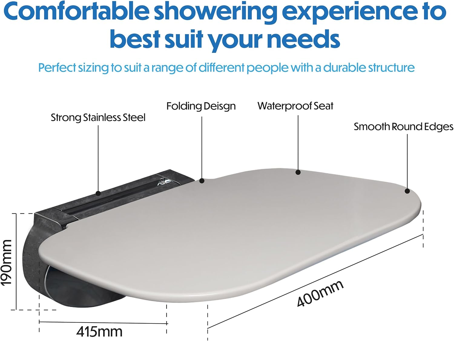 Wall Mounted Shower Seat - VB545A