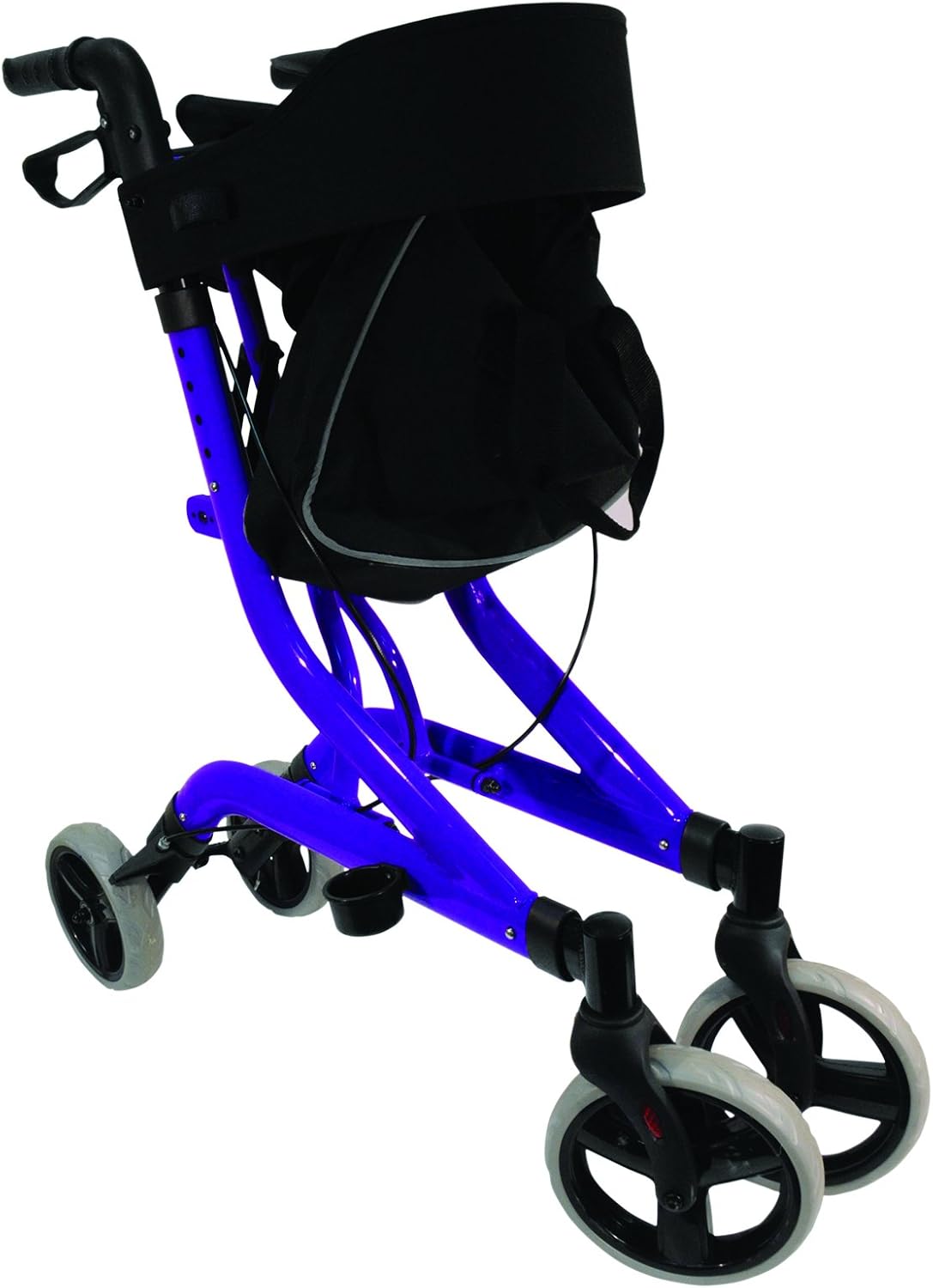 Deluxe Ultra Lightweight Folding 4 Wheeled Rollator