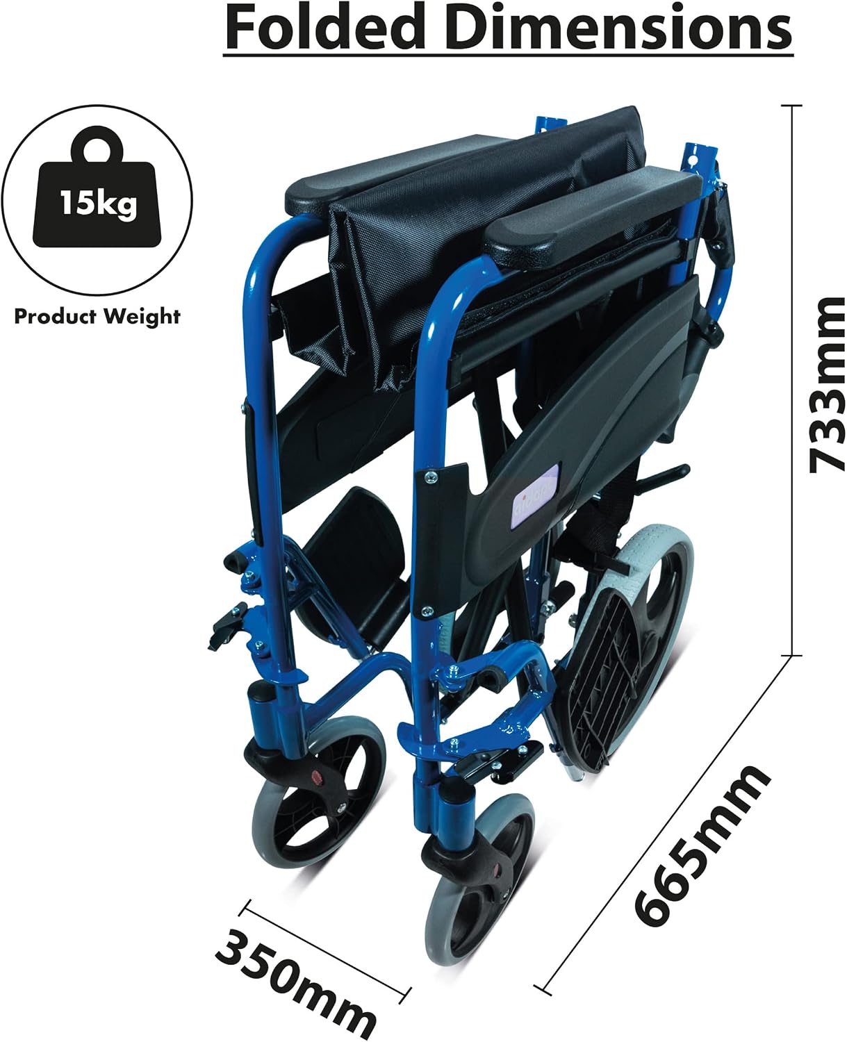 Compact Transport Aluminium Wheelchair - VA170