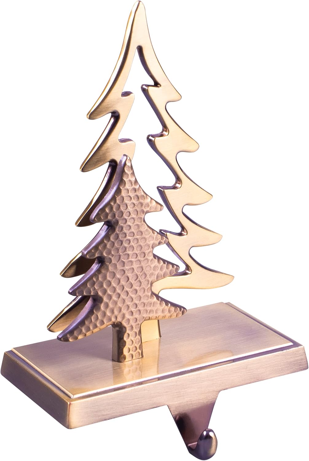 St Helens Home & Garden Gold Christmas Stocking Holders Set of 2 - GH9052