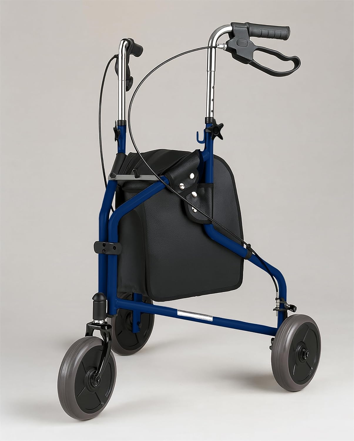 Aidapt Three Wheeled Walker with Bag in Blue - VP174FC