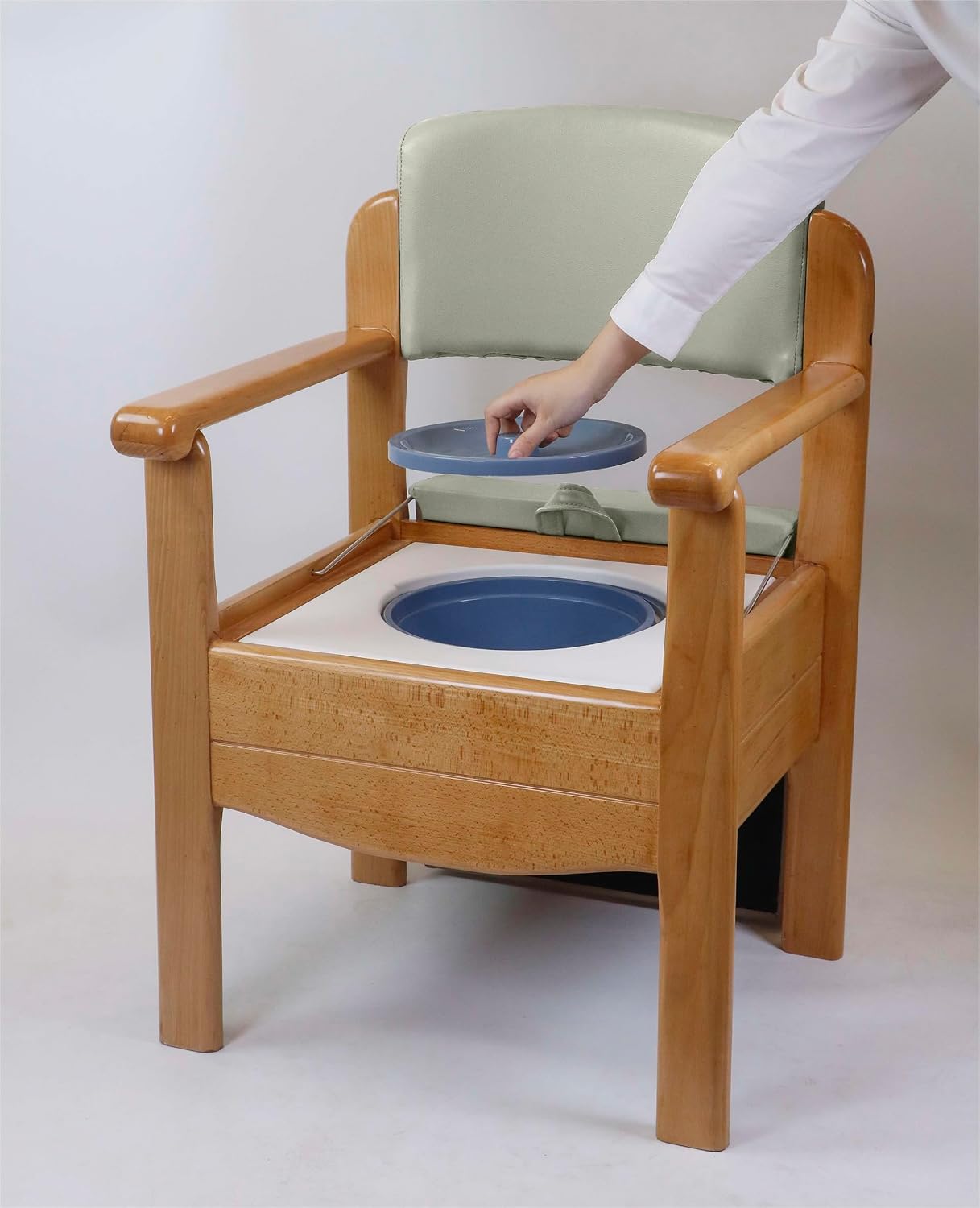 Luxury Wooden Commode Grey - VR253A
